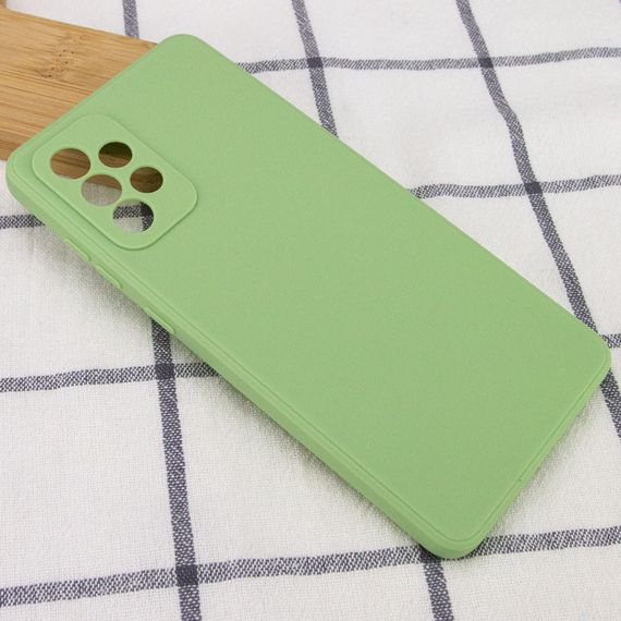 Силиконовый чехол Candy Full Camera для Samsung Galaxy A72 4G / A72 5G Фисташковый | Зображення 1