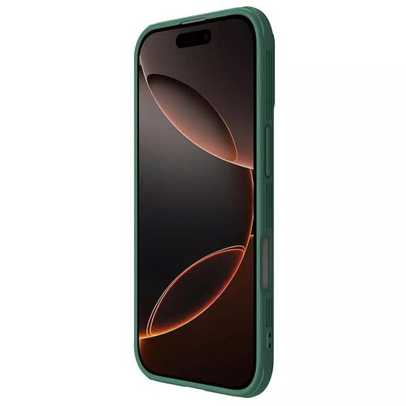 Карбонова накладка Nillkin CamShield Pro Magnetic для Apple iPhone 16 Pro (6.3") Deep Green | Зображення 3