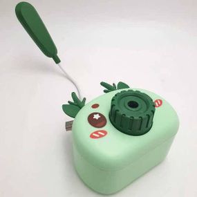 Настільна лампа Оленя з підставкою для телефону та точилкою Зелена