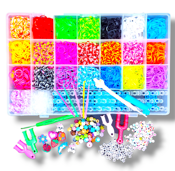 Набір гумок для плетіння браслетів Rainbow Loom, 5000 шт | Зображення 7