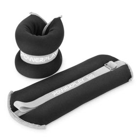 Обважнювачі-манжети для ніг та рук PowerPlay PP-4349 Ankle/Wrist Weights (2шт.*0.5 kg) (пара) Чорні