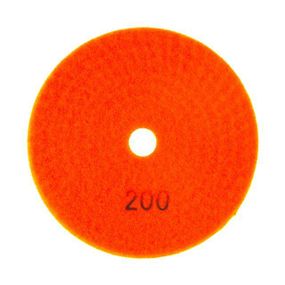 Коло алмазне шліфувальне гнучкий на липучці 125 мм P200. INTERTOOL BT-0931