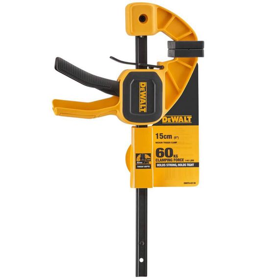 Струбцина М триггерная с максимальным усилием сжатия 63 кг DeWALT DWHT0-83139 | Зображення 3