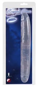 Двухсторонний фаллоимитатор - Crystal Clear Double Dildo sexstyle