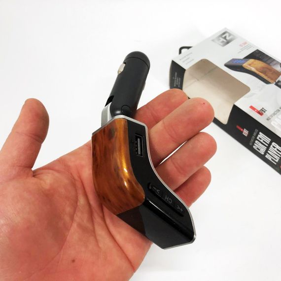 Модулятор в машину від прикурювача, Бездротовий передавач для музики в автомобіль YR-16 | Зображення 5