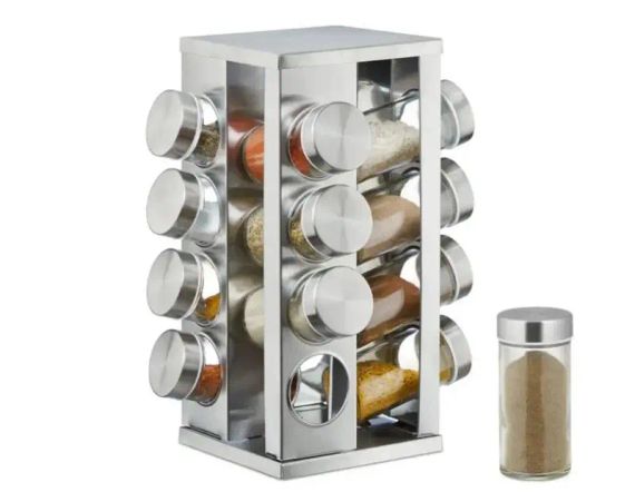 Карусель для спецій Spice carousel 16 відсіків, підставка для спецій, баночки для спецій, набір для спецій | Зображення 4