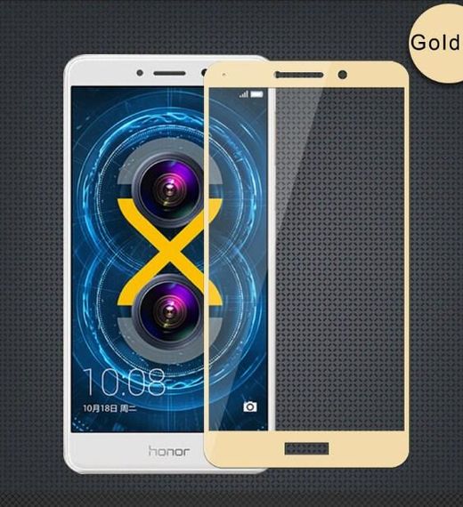 Full Cover защитное стекло для Huawei Honor 6X/GR5 2017 - Gold | Зображення 1