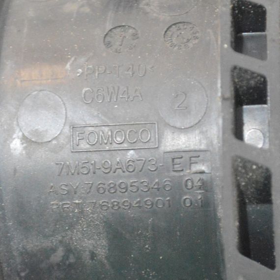 Розходомір 1.6 TDCI Volvo C30 S40 V50 2005-2012 Датчик масової витрати повітря Вольво ц30 с40 в50 7M519A673EF | Зображення 3