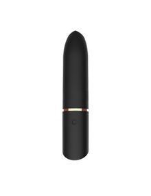 Віброкулька у вигляді помади Adrien Lastic Rocket чорна Sex Aura