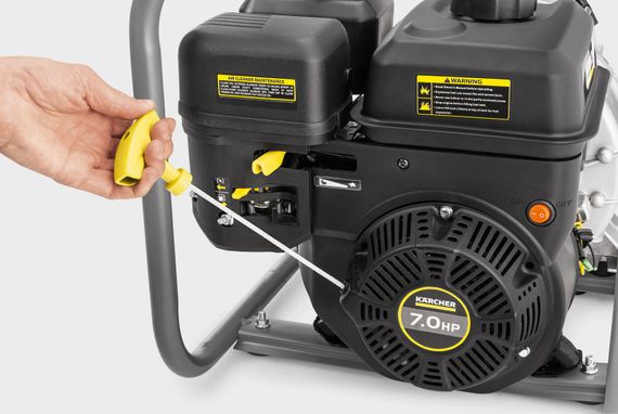 Мотопомпа Karcher для брудної води бензинова WWP 45, 45м3/год, 36кг (1.042-210.0) | Зображення 2