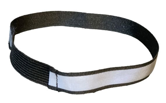 Повязка світловідбивна на резинці чорна 2,0 см