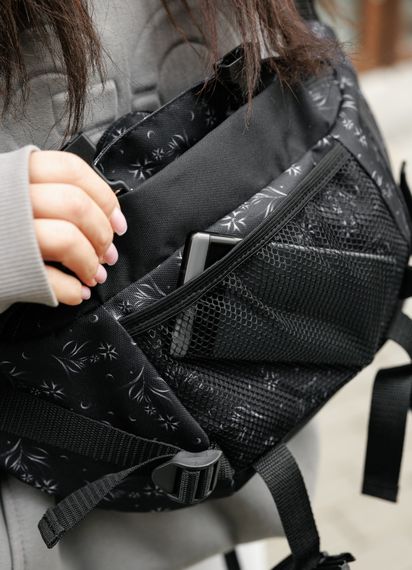 Жіноча сумка бананка Sambag Dynamicdart чорна 38 × 21 × 7 см (80411702) | Зображення 5