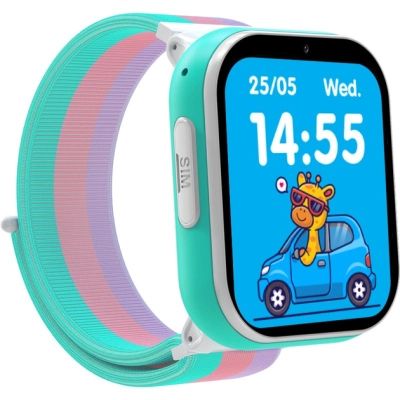 Смарт-годинник Gelius Pro GP-PK008 (Rainbow) White Kids smart watch with GPS/4G (Pro GP-PK008 (Rainbow) White) | Зображення 3