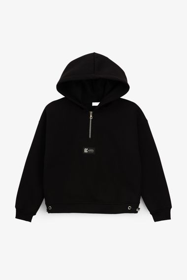 Костюм худі+штани для дівчинки Viollen 2219 146 см Чорний shop (2000990710383) | Зображення 8