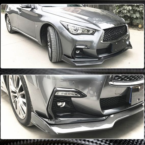Карбоновые накладки на противотуманные фары (для Q50 Sport 2018-2022) для Infiniti Q50/Q60 | Зображення 3