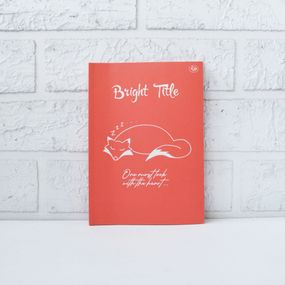 Блокнот 4Profi  "Bright Title note" fox 40 арк. формат А5 902538
