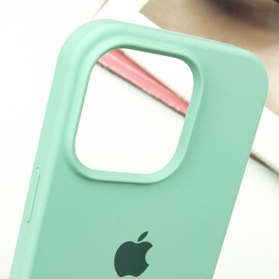 Чехол Silicone Case Full Protective (AA) для Apple iPhone 16 Pro (6.3") Бирюзовый / Turquoise | Зображення 3