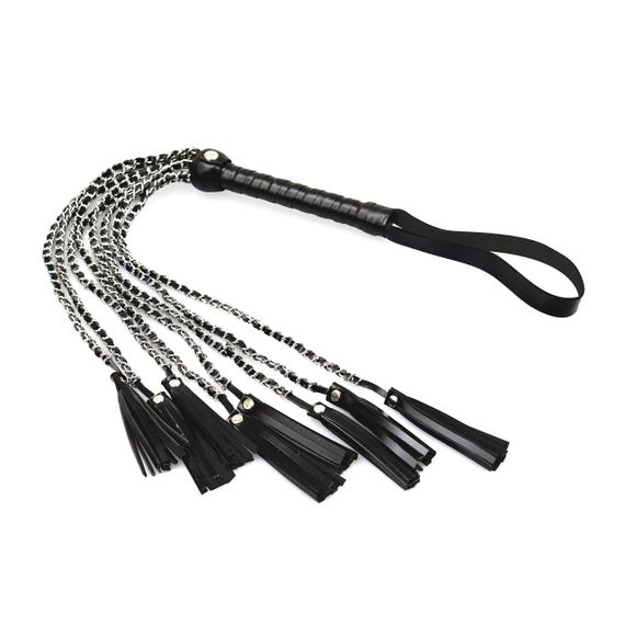 Ажурний батіг з екошкіри Art of Sex - Brianna, колір чорний sexstyle | Зображення 1