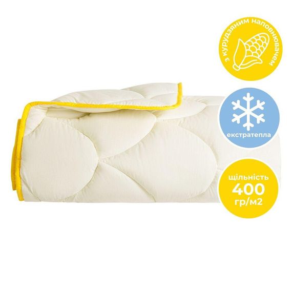 Ковдра IDEIA 86866 Україна 175*200  мікрофібра Молочний