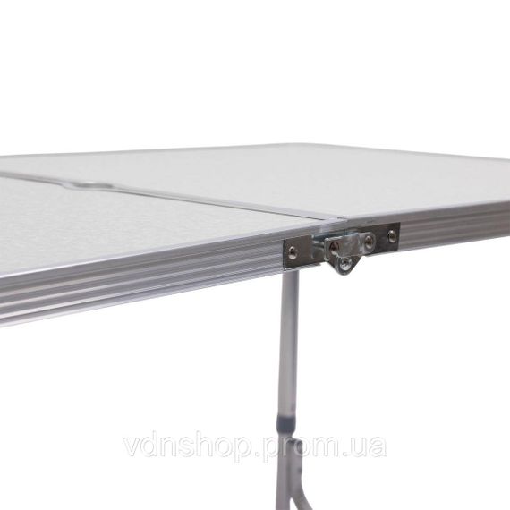 Стіл і 4 стільці для пікніка набір туристичних алюмінієвих складних алюмінієвих меблів для кемпінгу 8812-4 | Зображення 5