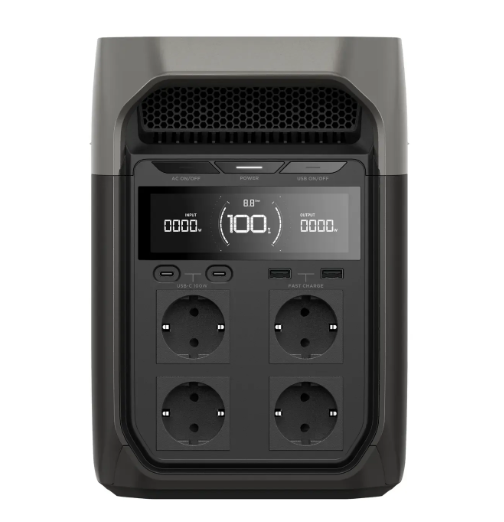 Зарядна станція EcoFlow DELTA 3 1800 Вт 1024 Вт·год із заряджанням від мережі, авто та сонячної панелі | Зображення 3