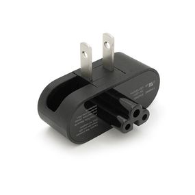 Переходник складной,m-m,американка\3pin,Black,BOX