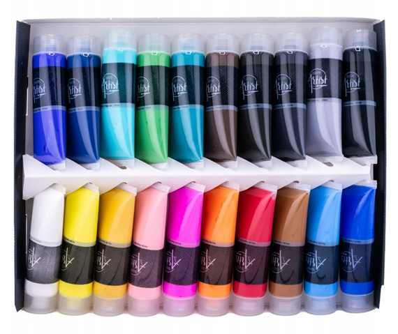 Акрилові фарби acrylic paint set 20 шт по 30 мл | Зображення 1