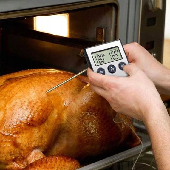 Кухонний термометр із виносним щупом та таймером, до +250C, TP-700 / Цифровий термометр для духовки | Зображення 4