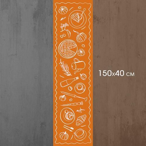 Доріжка на стіл Винце, свічки, смаколики 150x40 см (DR__24S005) | Зображення 2