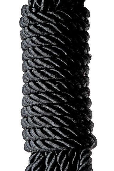 Мотузка для бондажа BLAZE DELUXE BONDAGE ROPE 5M BLACK, Черный | Зображення 4