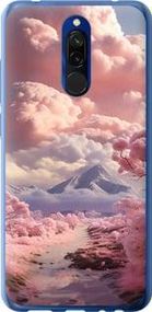 Чохол на Xiaomi Redmi 8 Рожеві хмари з пластику FCh_006746