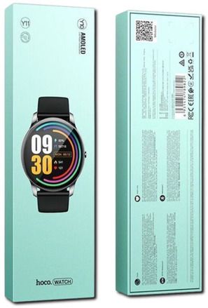 Смарт годинник з яскравим 1,69 дюймовим сенсорним екраном Hoco Y10 (37854-01_1140)