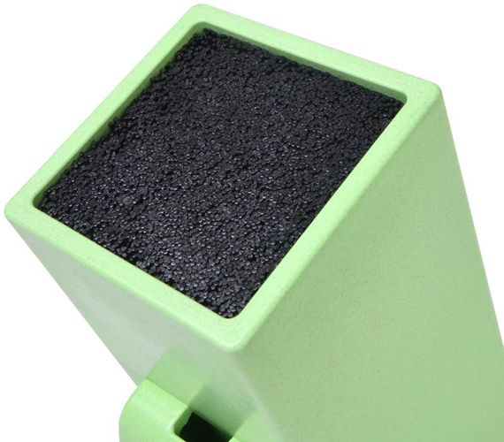 Подставка для кухонных ножей Green 26х11см с секцией для ножниц | Зображення 1