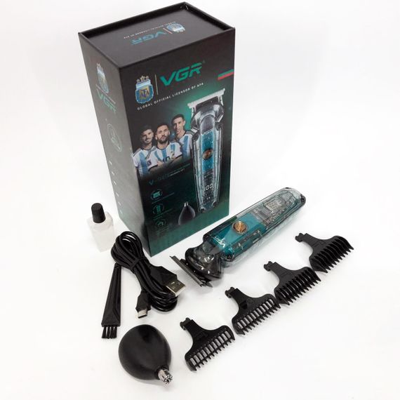 Електрична машинка тример для волосся і бороди VGR V-949, Машинка для стрижки на акумуляторі BN-15 | Зображення 1