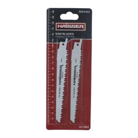 Шабельні полотна S 644 D н-р 2шт (HS118023) HAISSER для шабельної пили, деревяні конструкції (100 мм), панелі(<75 мм), дошки,