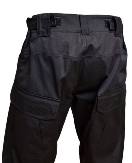 Штаны тактические Tactic4Profi Комбат рип-стоп черные без наколенников 5XL | Зображення 5