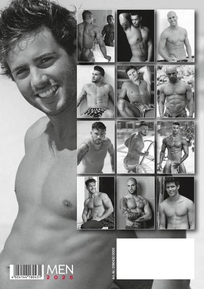 Календар PIN-UP Calendar Soft Men 2025 sexstyle