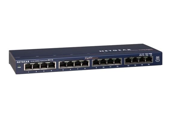 Коммутатор NETGEAR GS116GE 16xGE, неуправляемый (GS116GE) | Зображення 6