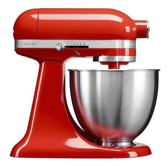 Миксер KitchenAid Mini Artisan 3,3 л 5KSM3311XEHT, красный чили | Зображення 2