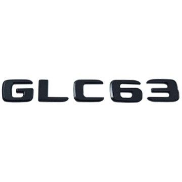 Эмблема GLC 63 на крышку багажника  Mercedes Benz X253/C253 15- (чёрная/L=170mm/H=23mm/B=30mm),M 253 817 4500