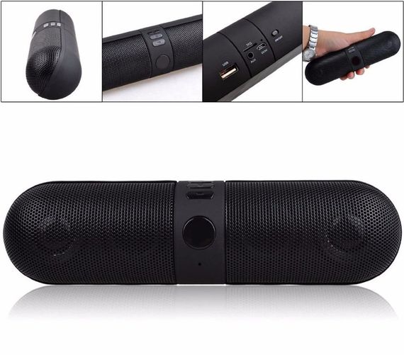 Портативна колонка XPRO B6/F6 5Вт USB, AUX, FM, Bluetooth чорна (B6F6)