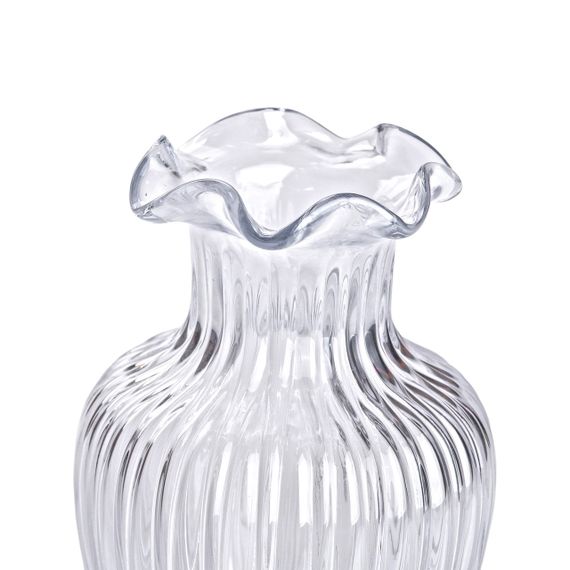 Стеклянная ваза, декоративная, 21,5 см HP-1700 | Зображення 1