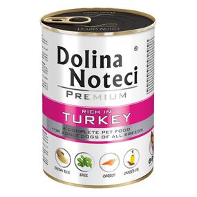 Вологий корм для собак з індичкою Dolina Noteci Premium Dog Turkey, 400 гр