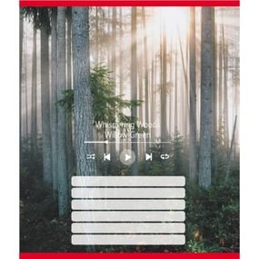 Тетрадь ученическая "Мелодия природы" 024-550252K-3 в линию, 18 листов