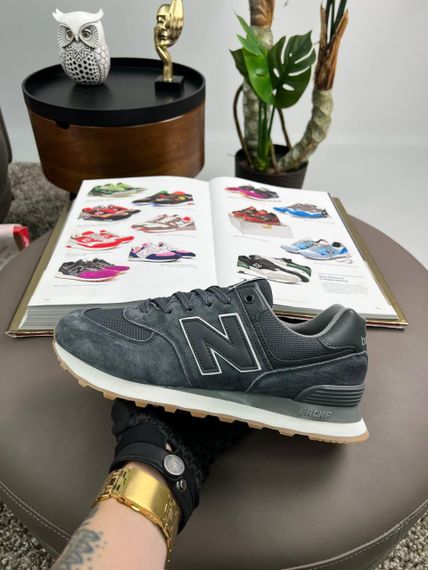 Мужские кроссовки New 574 Dark Grey White Динаміка твого стилю весна / літо / осінь A4178 46 | Зображення 2