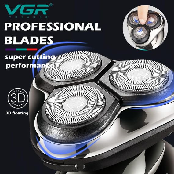Профессиональная электробритва VGR V-323 ∙ Мужская аккумуляторная VGR V-323 бритва | Зображення 4