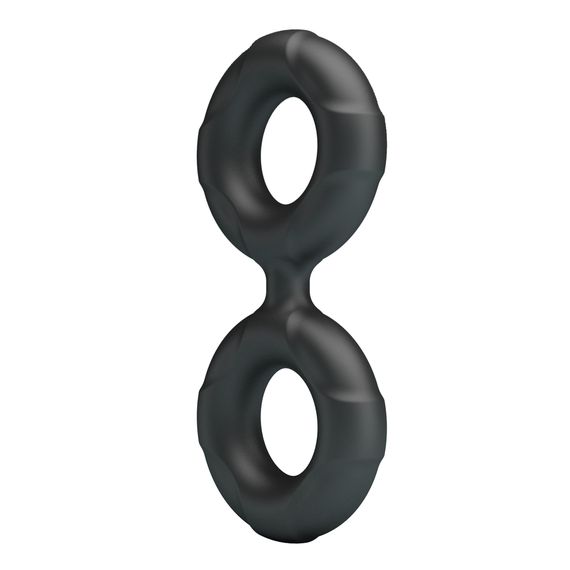 Ерекційне кільце Crazy Bull Super Soft Silicone Radwan, чорне | Зображення 3