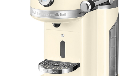 Кофемашина KitchenAid Artisan Nespresso 5KES0503EAC, капсульна, 1.4 л, кремова | Зображення 1