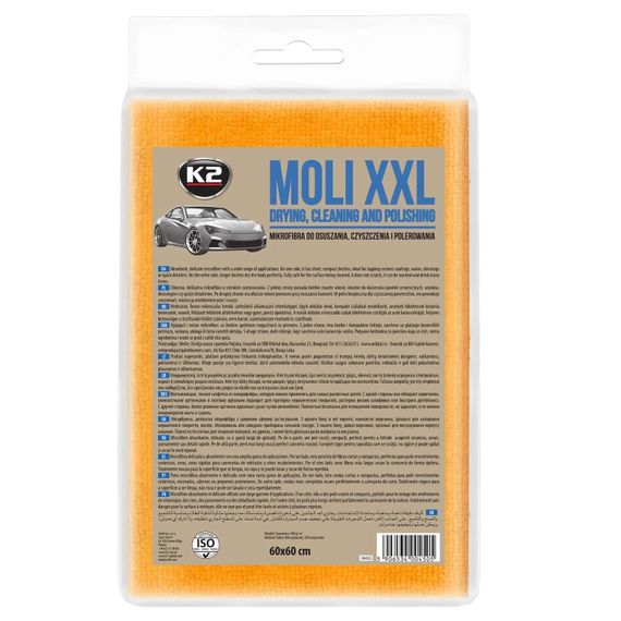 Рушник K2 Moli XXL універсальний вологовбиральний мікрофібра 60 см х 60 см (M435)