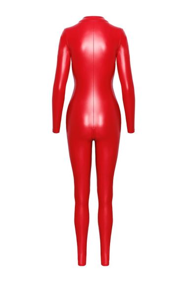 Комбинезон Noir Handmade F353 powerwetlook overall Красный 2XL | Зображення 7